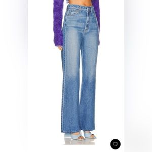 MOTHER Denim SNACKS! High Waisted Savory Heel jeans in Delicious Memories wash.